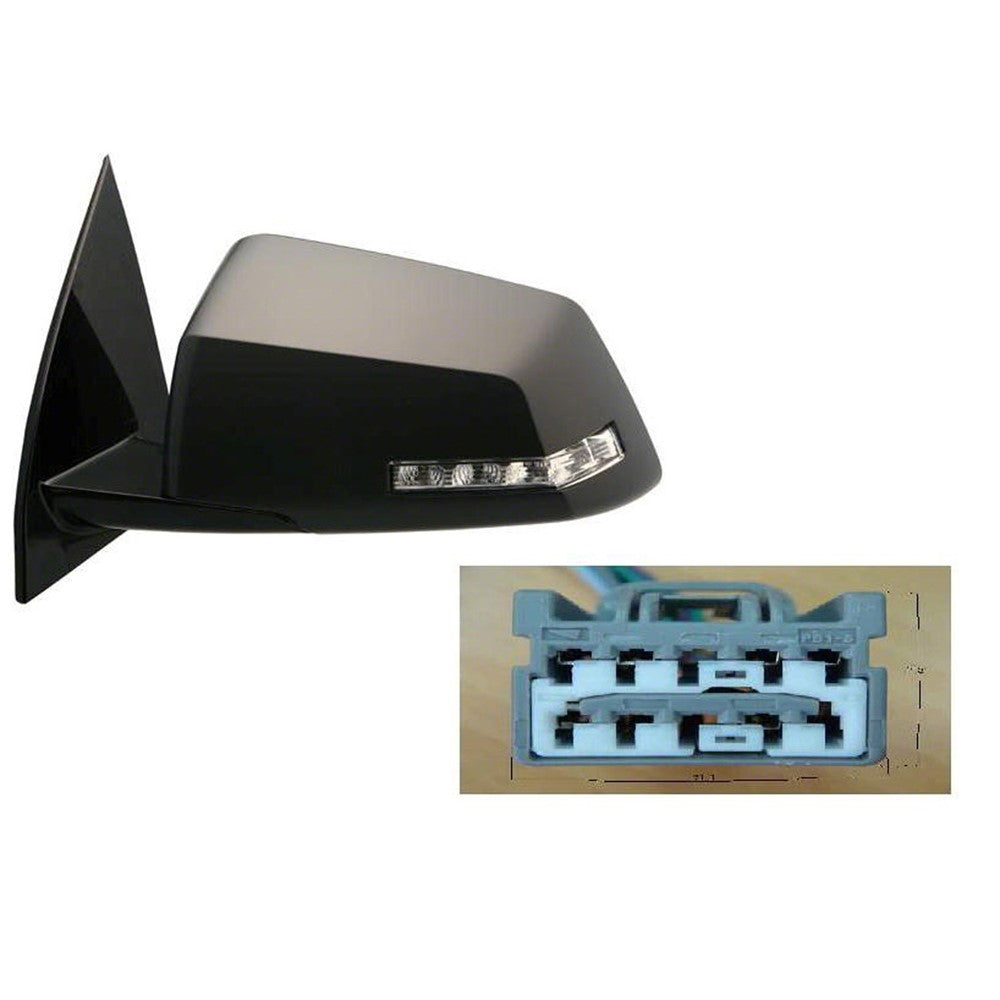 Left Driver Side Power Door Mirror 2008-2012 Gmc Acadia & Saturn Outlook