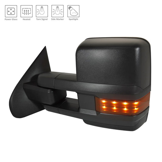 Left Driver Side Power Door Mirror 2015-2019 Chevrolet Silverado 1500, Silverado 2500 Hd, Silverado 3500 Hd, Silverado 1500 Ld & Gmc Sierra 1500