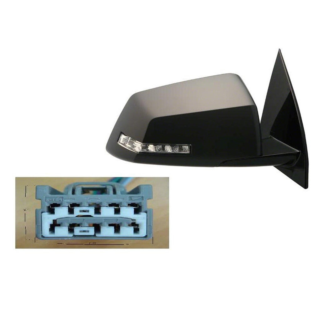 Right Passenger Side Power Door Mirror 2008-2012 Gmc Acadia & Saturn Outlook