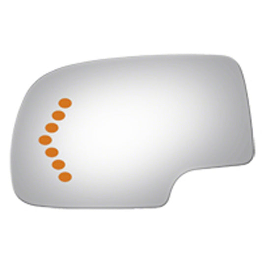 Left Driver Side Performance Type Mirror Glass 1999-2013 Chevrolet Silverado 1500, Silverado 2500 & Gmc Sierra 1500 & Cadillac Escalade