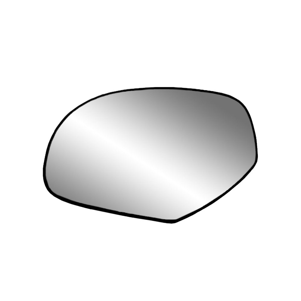 Left Driver Side Door Mirror Glass Assembly [encased In Backing] 2007-2014 Cadillac Escalade, Escalade Esv & Chevrolet Avalanche & Gmc Sierra 1500