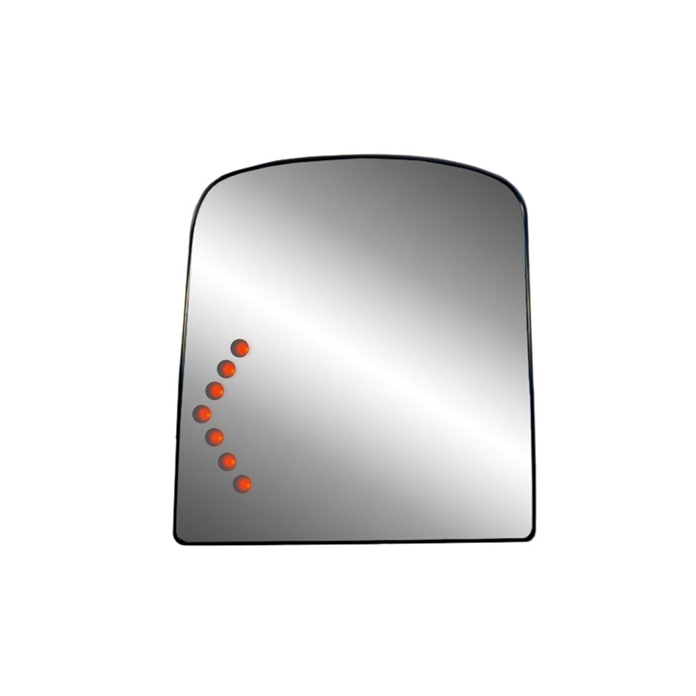 Left Driver Side Door Mirror Glass Assembly [encased In Backing] 2007-2019 Cadillac Escalade & Chevrolet Silverado 1500 & Gmc Sierra 1500