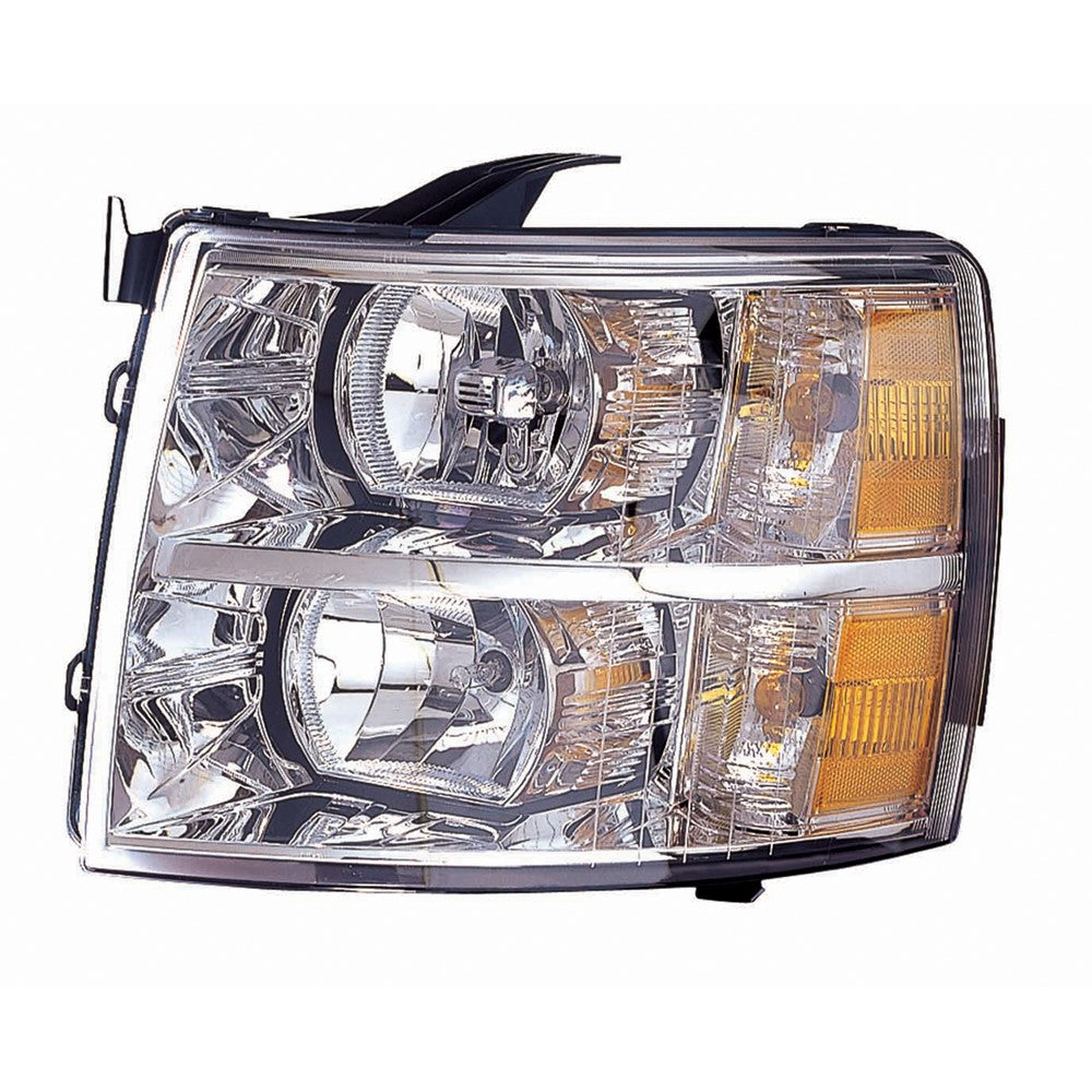 Front Left Driver Side Headlight Assembly 2007-2014 Chevrolet Silverado 1500, Silverado 2500 Hd, Silverado 1500 Classic, Silverado 1500 Hd Classic