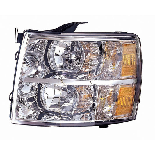 Front Left Driver Side Headlight Assembly 2007-2014 Chevrolet Silverado 1500, Silverado 2500 Hd, Silverado 1500 Classic, Silverado 1500 Hd Classic