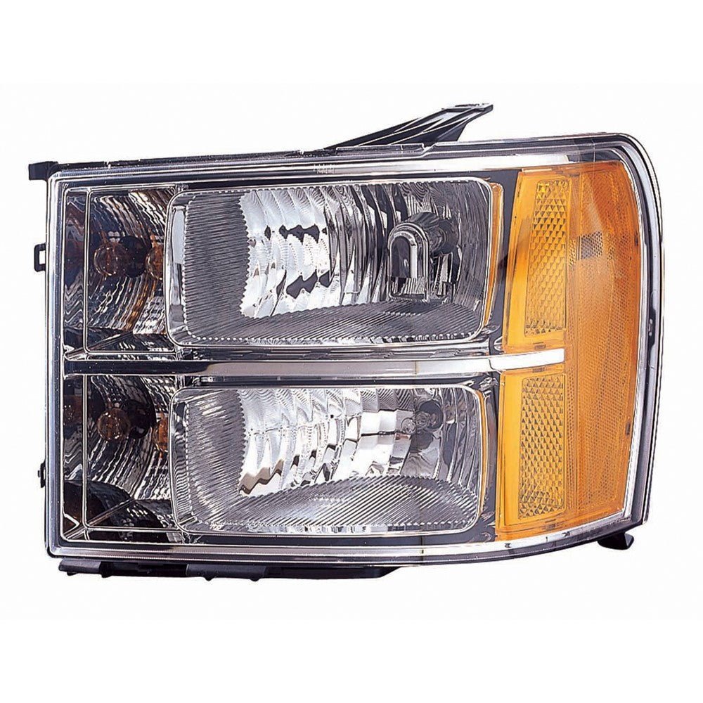 Front Left Driver Side Headlight Assembly 2007-2014 Gmc Sierra 1500, Sierra 1500 Classic, Sierra 1500 Hd Classic, Sierra 2500 Hd