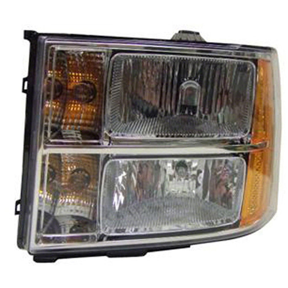 Front Left Driver Side Headlight Assembly 2007-2014 Gmc Sierra 1500, Sierra 1500 Classic, Sierra 1500 Hd Classic, Sierra 2500 Hd