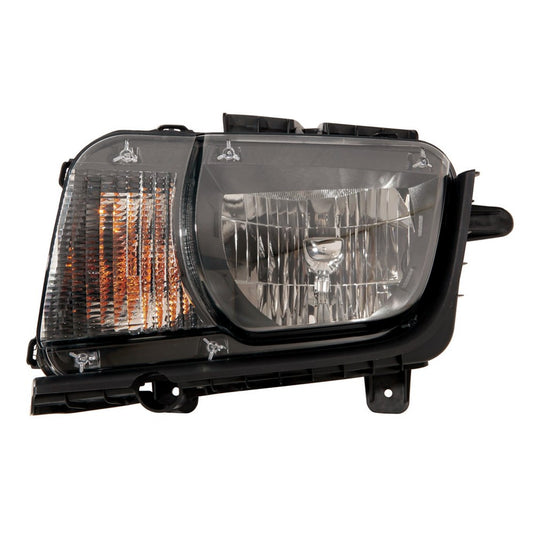 Front Left Driver Side Halogen Headlight Assembly 2010-2013 Chevrolet Camaro