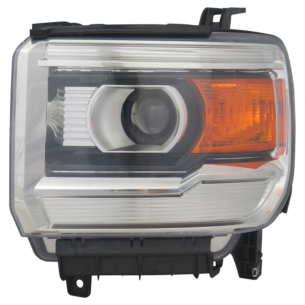 Front Left Driver Side Halogen Headlight Assembly 2014-2019 Gmc Sierra 1500, Sierra 2500 Hd, Sierra 3500 Hd, Sierra 1500 Limited