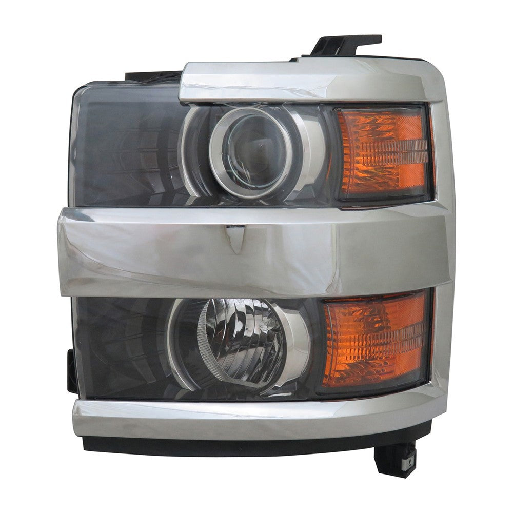 Front Left Driver Side Headlight Assembly 2015-2019 Chevrolet Silverado 2500 Hd, Silverado 3500 Hd