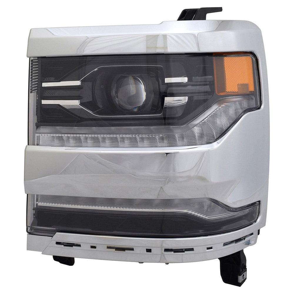 Front Left Driver Side Led Headlight Assembly 2016-2018 Chevrolet Silverado 1500