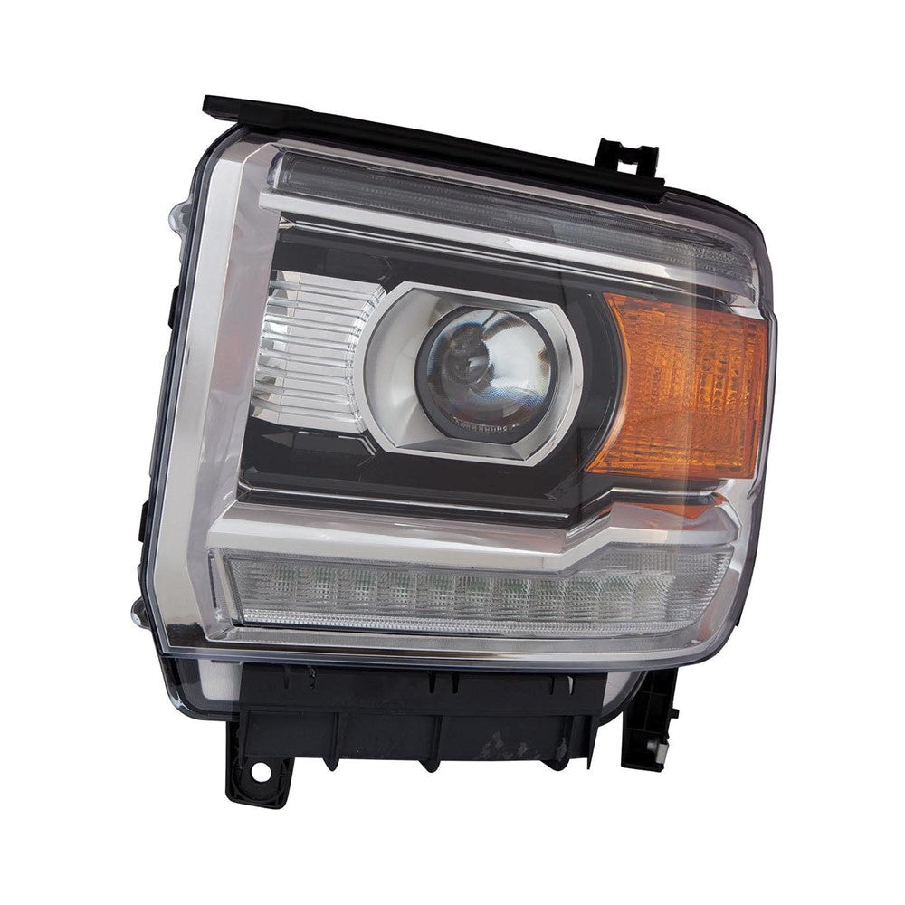 Front Left Driver Side Hid Headlight Assembly 2016-2019 Gmc Sierra 2500 Hd, Sierra 3500 Hd