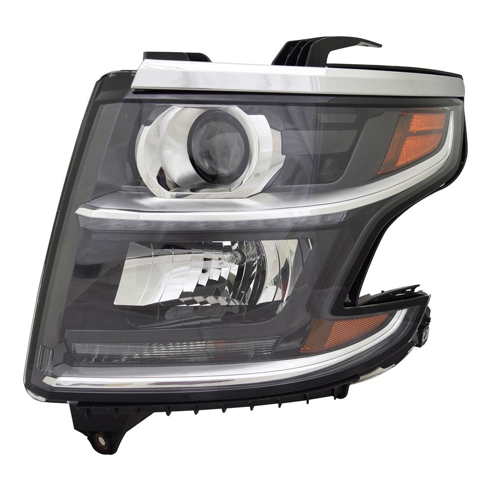Front Left Driver Side Halogen Headlight Assembly 2018-2020 Chevrolet Suburban, Tahoe
