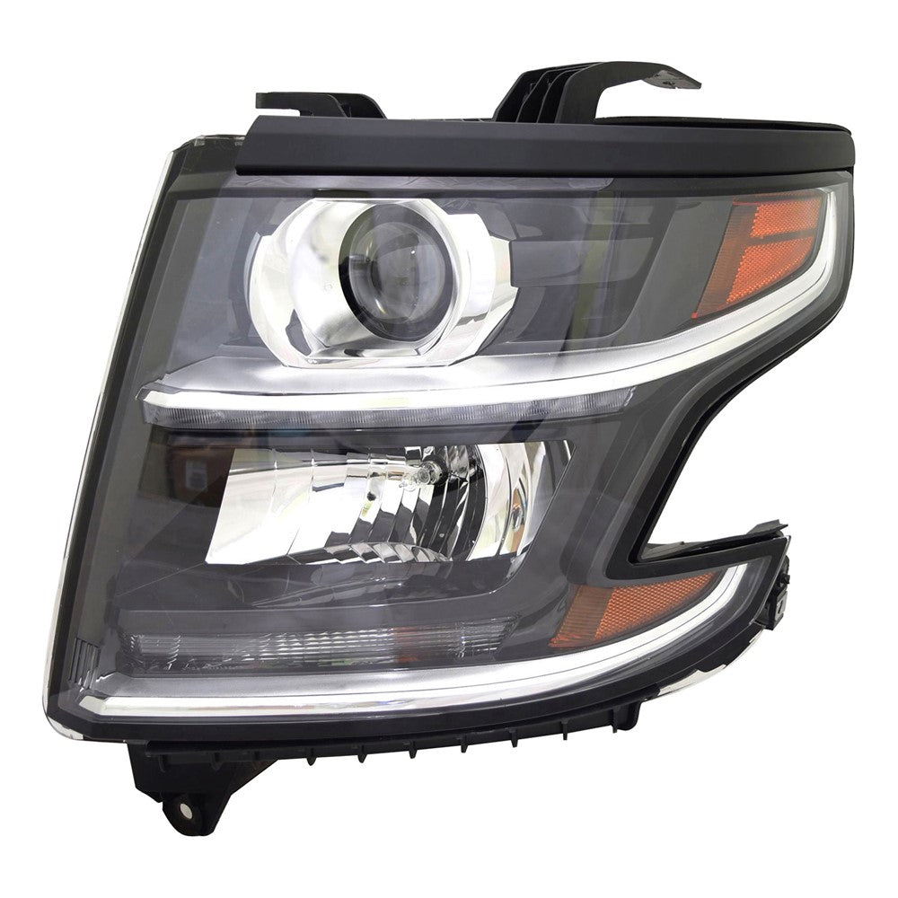 Front Left Driver Side Halogen Headlight Assembly 2018-2020 Chevrolet Suburban, Tahoe