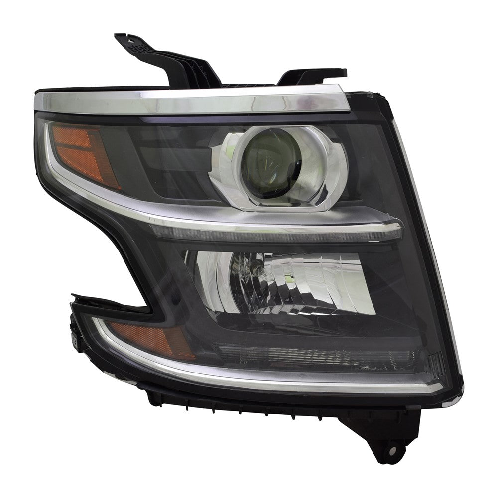 Front Right Passenger Side Halogen Headlight Assembly 2015-2017 Chevrolet Suburban, Tahoe