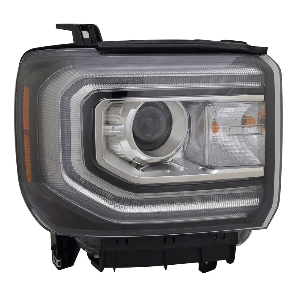 Front Right Passenger Side Hid Headlight Assembly 2016-2019 Gmc Sierra 1500, Sierra 1500 Limited