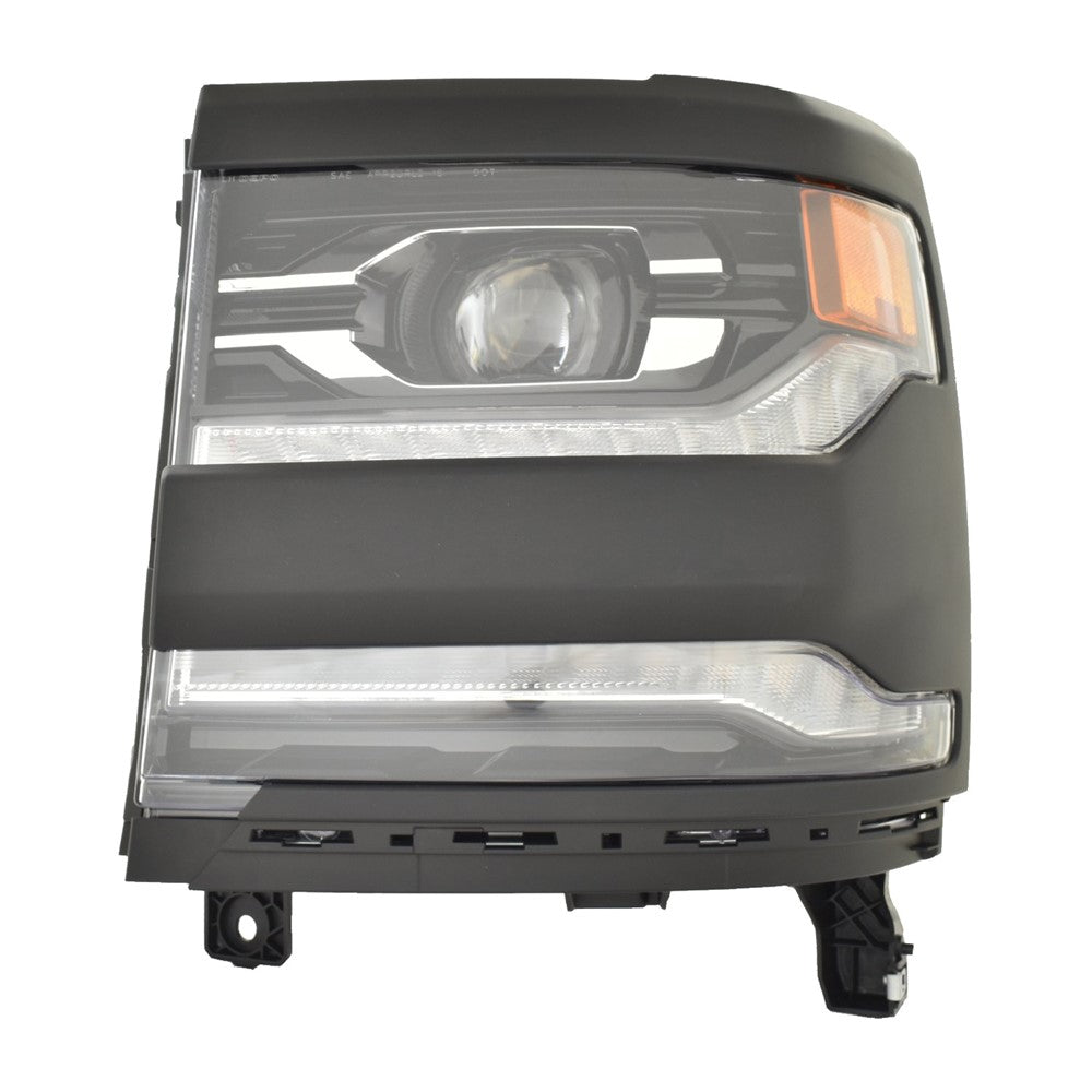Front Right Passenger Side Led Headlight Assembly 2016-2018 Chevrolet Silverado 1500
