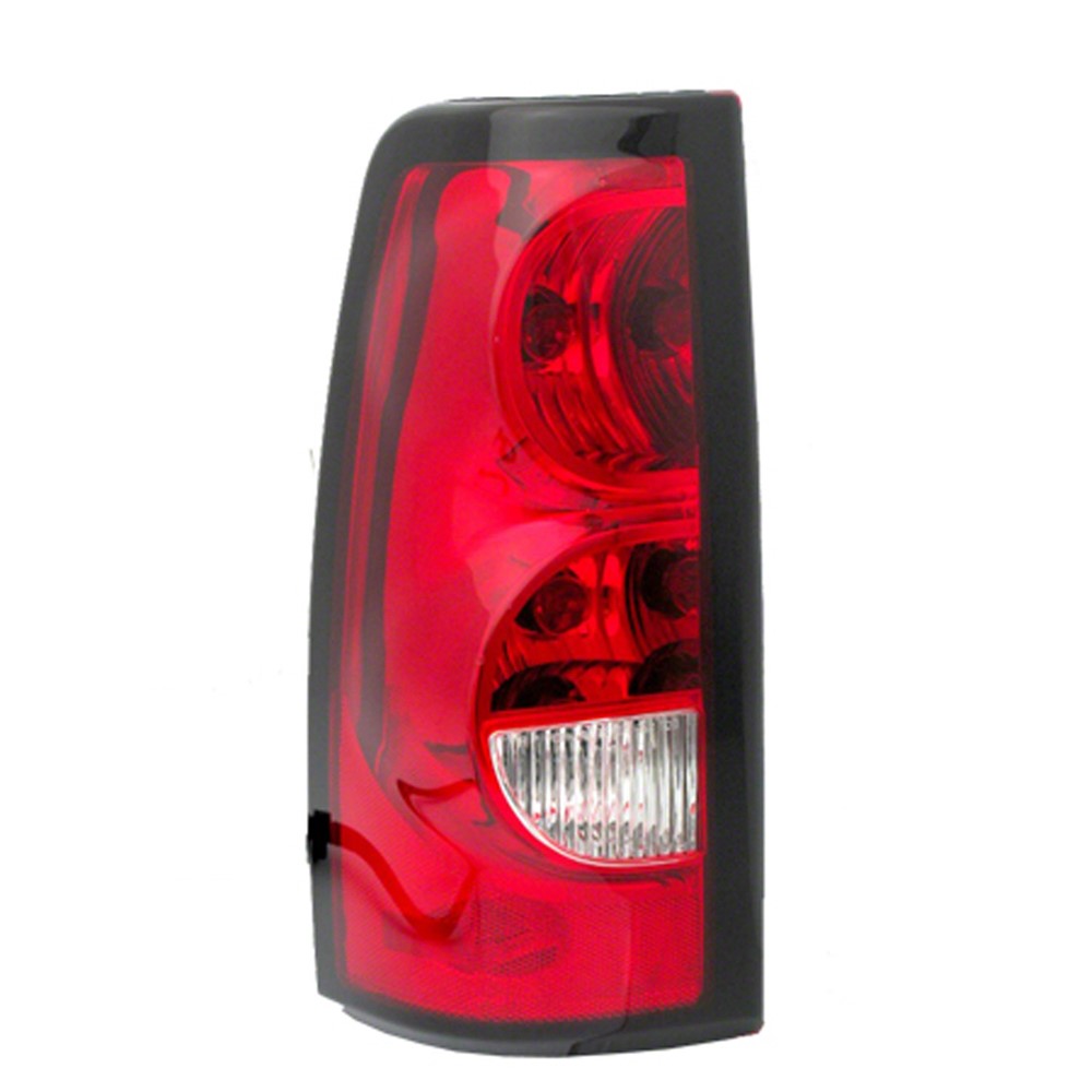Rear Left Driver Side Tail Light Lens And Housing 2004-2007 Chevrolet Silverado 1500, Silverado 2500, Silverado 1500 Hd, Silverado 2500 Hd