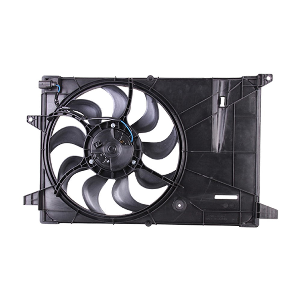 Radiator And Condenser Fan Assembly With One Big Fan 2016-2022 Chevrolet Spark