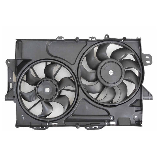 Radiator And Condenser Fan Assembly With Two Fans Side By Side 2013-2017 Chevrolet Equinox & Gmc Terrain