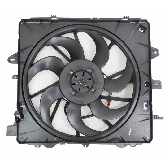 Radiator And Condenser Fan Assembly With One Big Fan 2013-2014 Cadillac Ats, Cts
