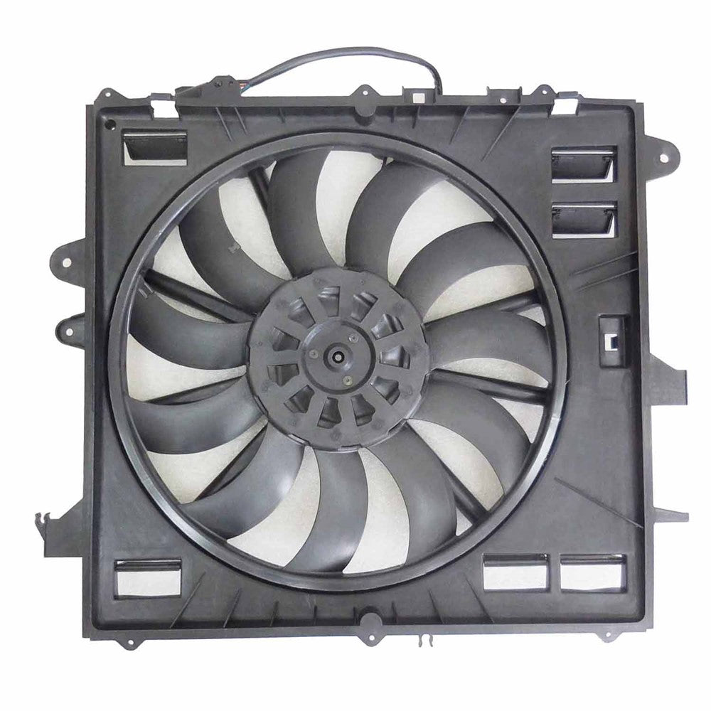 Radiator And Condenser Fan Assembly With One Big Fan 2016-2020 Cadillac Ats, Cts & Chevrolet Camaro