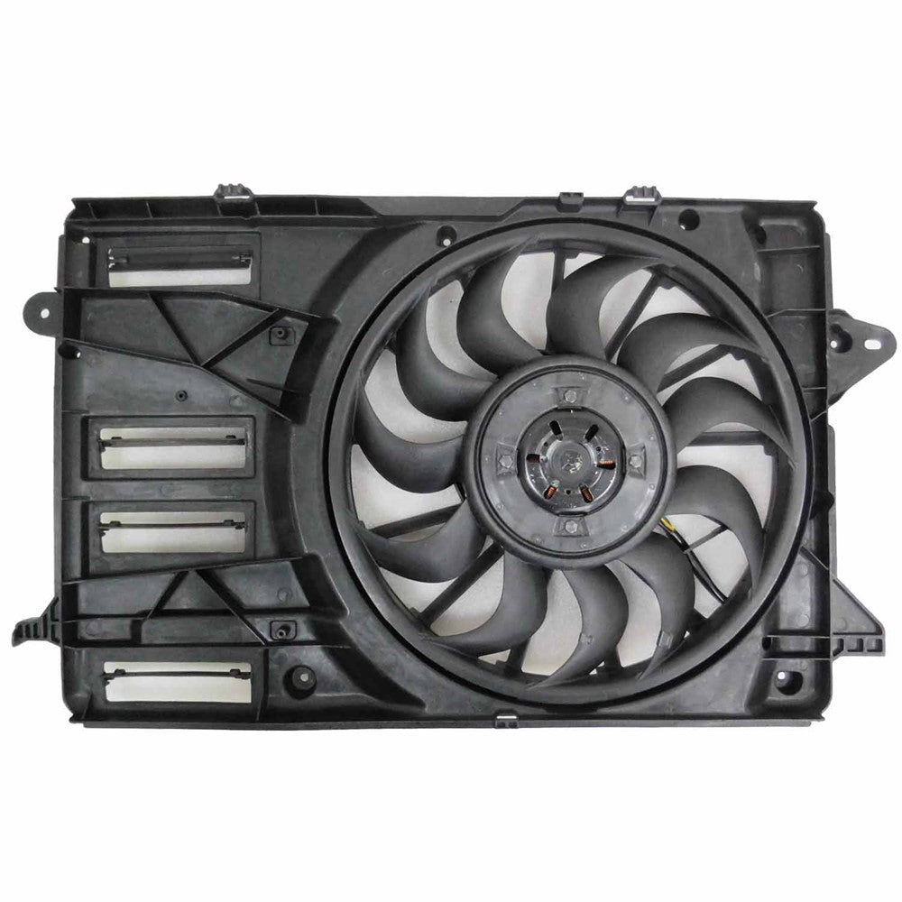 Radiator And Condenser Fan Assembly With One Big Fan 2016-2020 Chevrolet Malibu & Buick Lacrosse