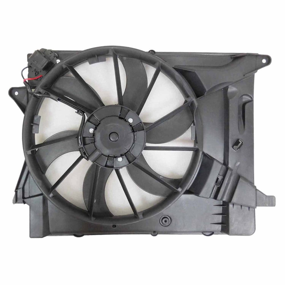 Radiator And Condenser Fan Assembly With One Big Fan 2016-2019 Buick Encore