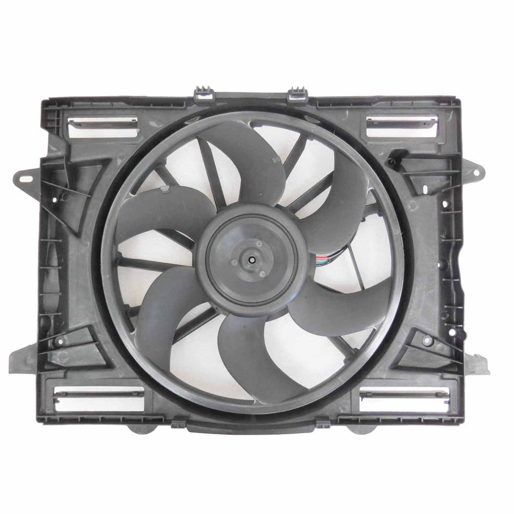 Radiator And Condenser Fan Assembly With One Big Fan 2016-2018 Cadillac Ct6