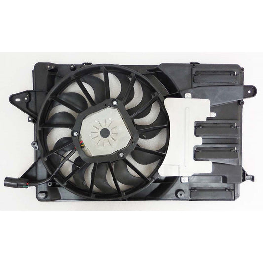 Radiator And Condenser Fan Assembly With One Big Fan 2016-2020 Chevrolet Malibu