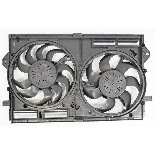 Radiator And Condenser Fan Assembly With Two Fans Side By Side 2.0 Liter L4 Turbocharged 2016-2020 Buick Envision