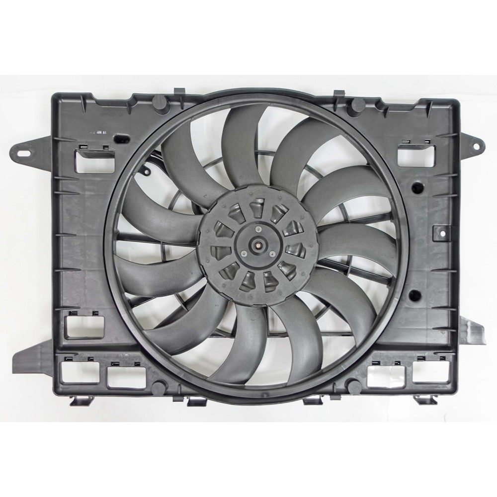 Radiator And Condenser Fan Assembly With One Big Fan 2019-2020 Cadillac Ct6