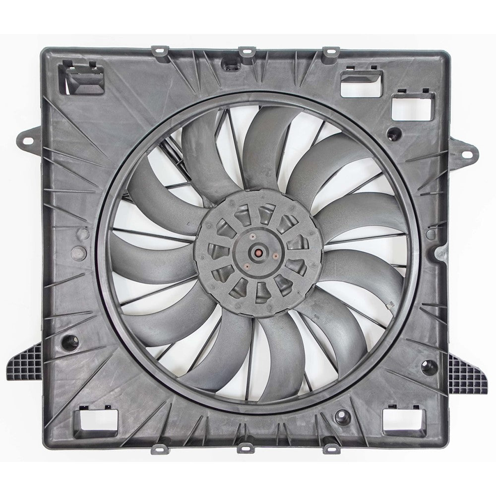 Radiator And Condenser Fan Assembly With One Big Fan 2020-2022 Cadillac Xt5, Xt6 & Chevrolet Blazer & Gmc Acadia