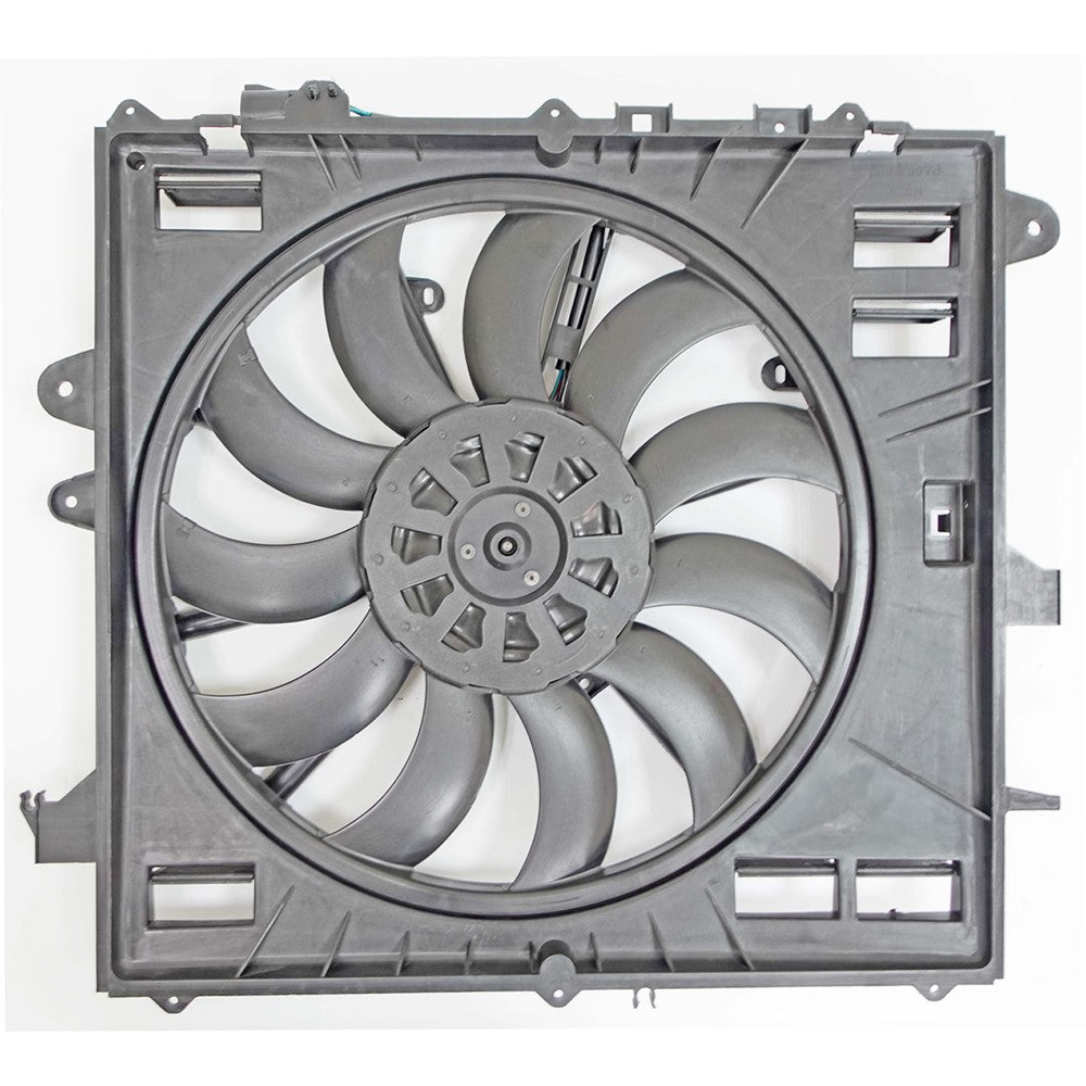 Radiator And Condenser Fan Assembly With One Big Fan 2021-2024 Chevrolet Camaro