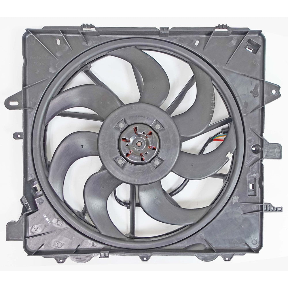 Radiator And Condenser Fan Assembly With One Big Fan 2021-2024 Chevrolet Camaro