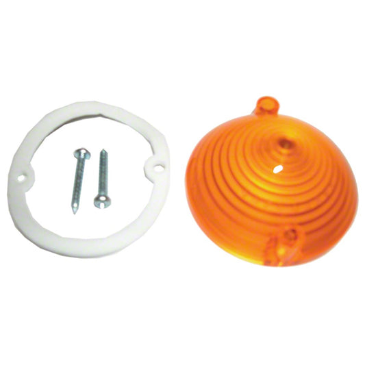 Amber Park Light Lens Without Logos for 1965-1966 Ford Mustang