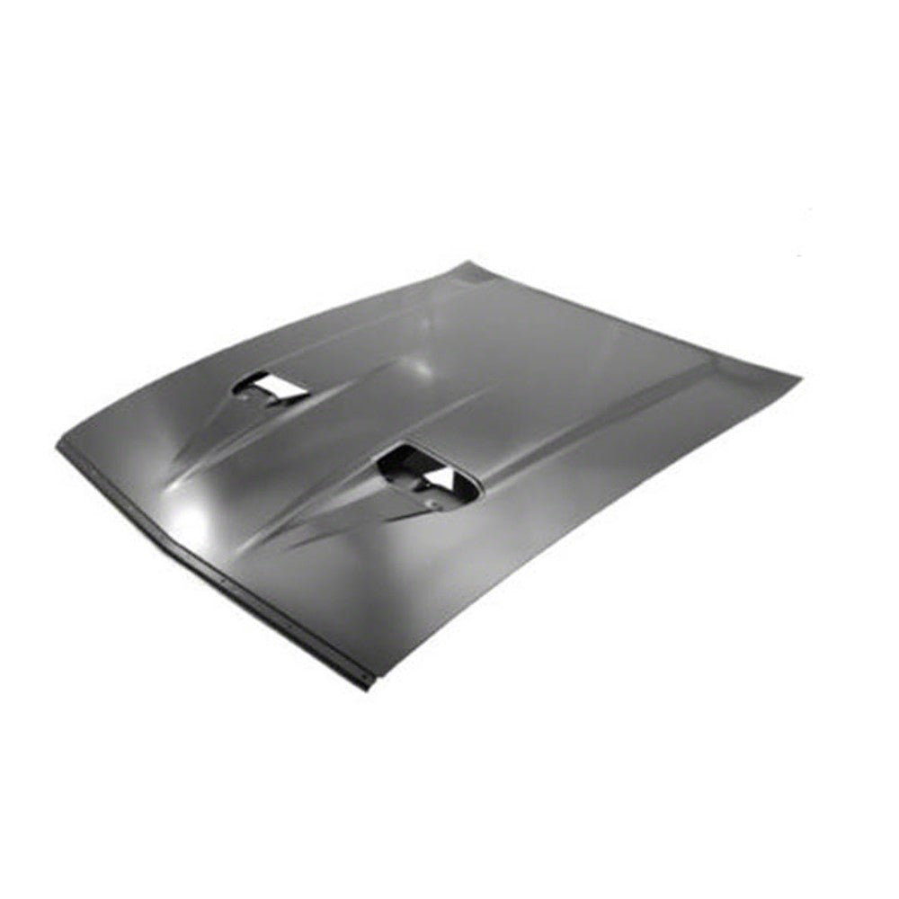 Hood With Scoop Holes for 1971-1973 Ford Mustang