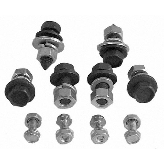 28-Piece Spoiler Mount Hardware Kit For Models With Brace-Style Front