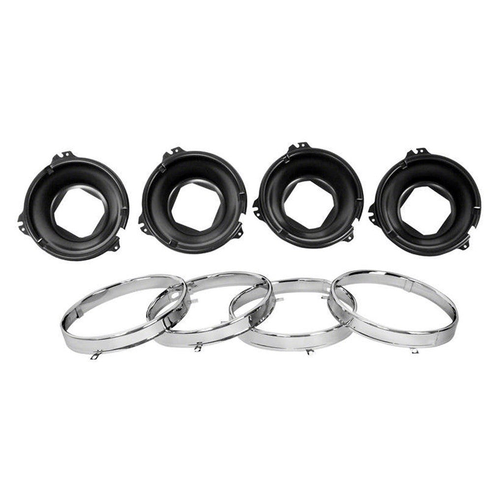 Headlight Bucket Set for Chevrolet Chevelle, Chevrolet El_camino