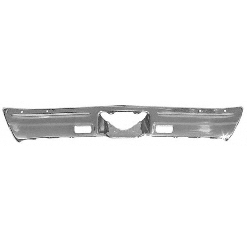 Bumper Face Bar Rear Chrome Except Wagon 300 300 Deluxe for Chevelle