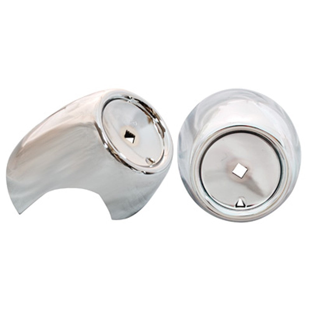 2-Piece Chrome Bullet Front Bumper Guard Set for Chevrolet 150