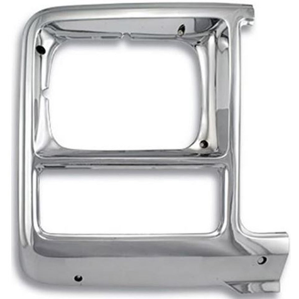 Passenger Side Chrome Head Light Bezel For Trucks With Square Head