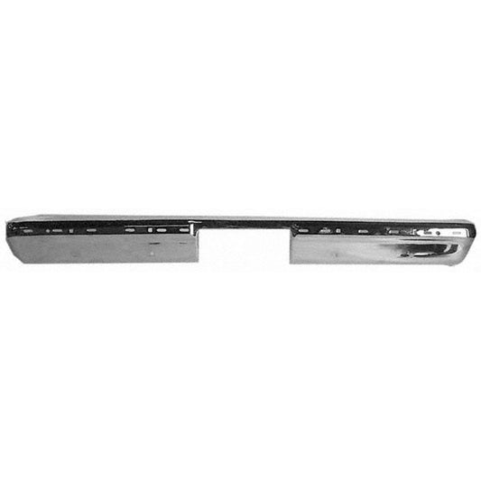 Chrome Rear Bumper Face Bar With Pad Hole For Fleetside Models