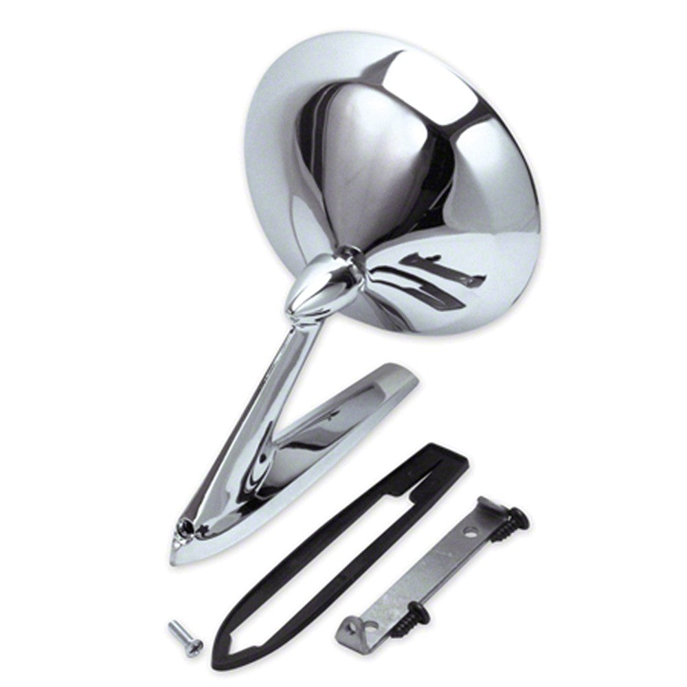 Driver Side Standard Outside Rearview Mirror With Included Mount Kit