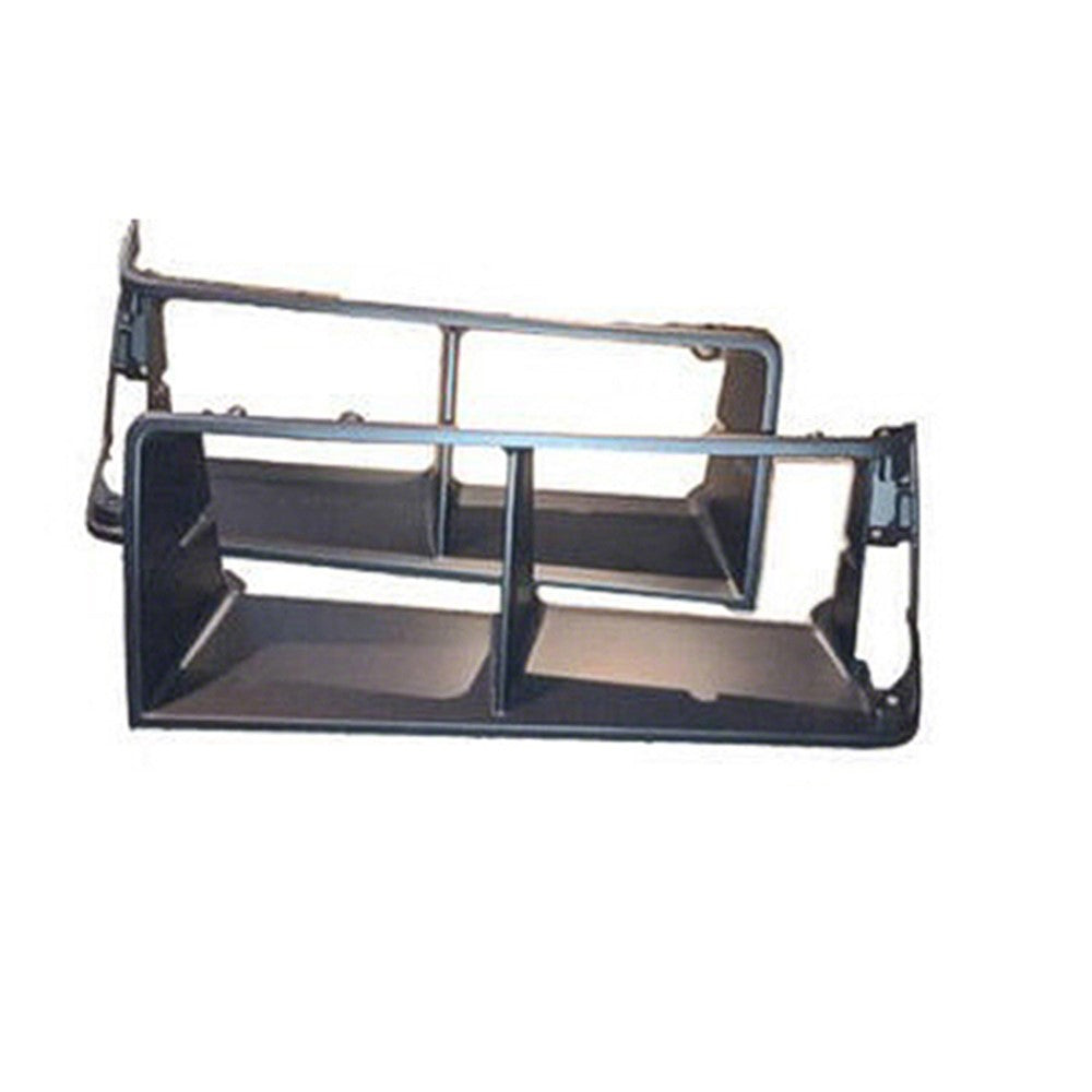Head Light Bezel Pair Black Plastic for 1984-1987 Buick Regal