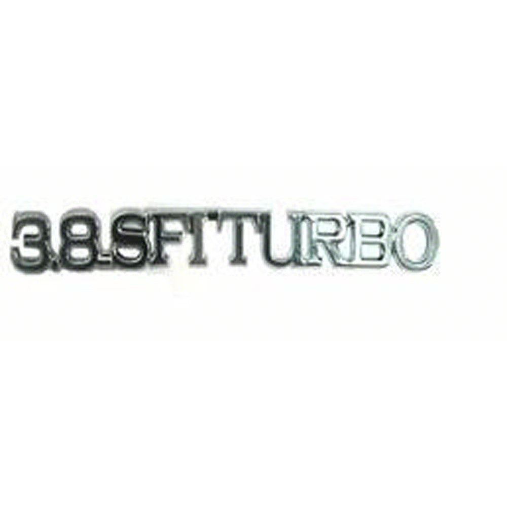 Hood Trunk In3.8 Sfi Turboin Emblem [use 3 Per Car] for Buick Regal