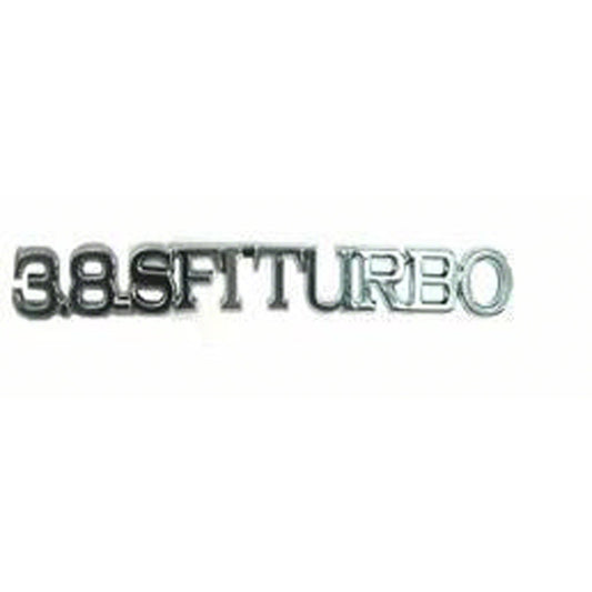 Hood Trunk In3.8 Sfi Turboin Emblem [use 3 Per Car] for Buick Regal