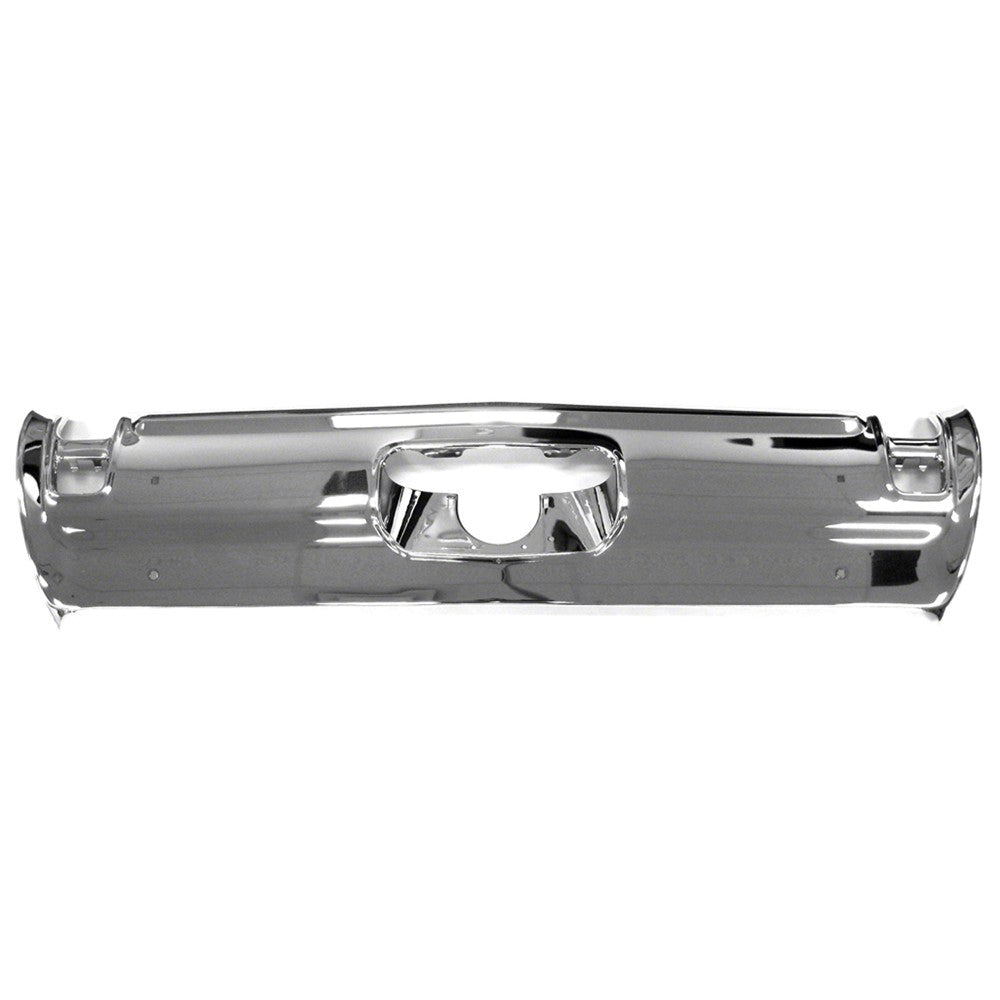 Rear Bumper Without Exhaust Cutouts And Without Moulding Holes