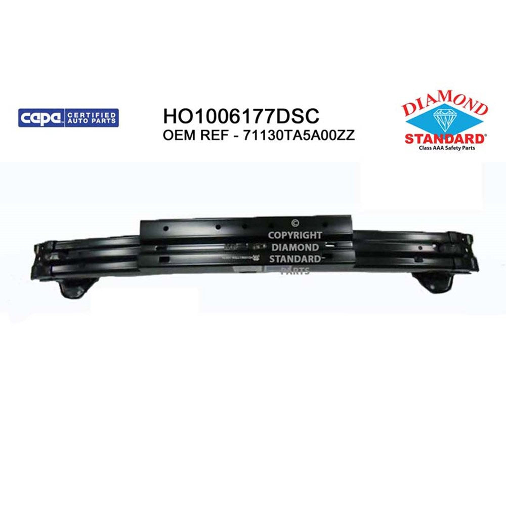 Front Bumper Impact Bar 2008-2012 Honda Accord