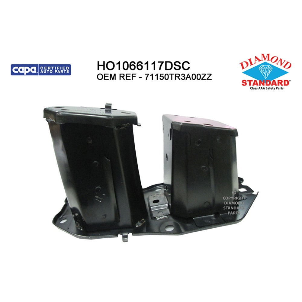 Front Left Front Driver Side Bumper Impact Bar Bracket 2013-2015 Honda Civic