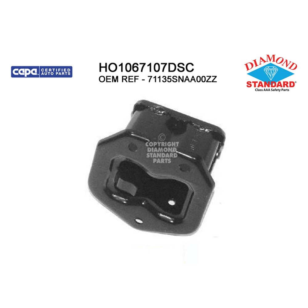 Front Right Front Passenger Side Bumper Impact Bar Bracket 2006-2011 Honda Civic
